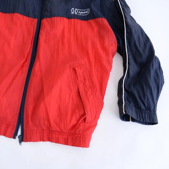 Vintage VIP Peities R&R Sport Red and Navy Lightweight Jacket - Picture 7 of 13
